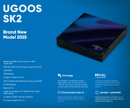 Ugoos sk2 4 32 гб в наличии в Москве